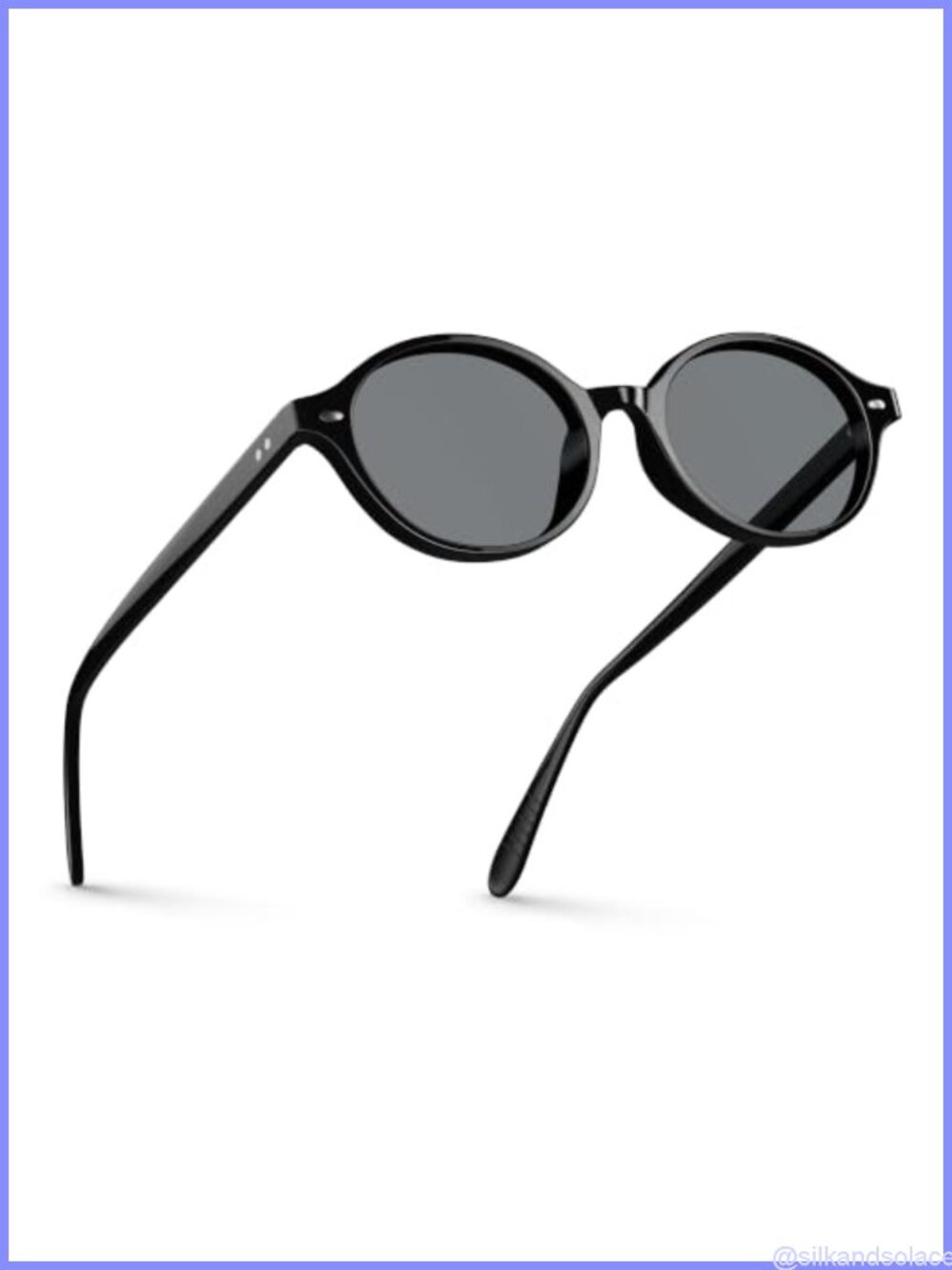 Acetate Retro Narrow Oval Sunglasses UV Protection Lightweight Women's